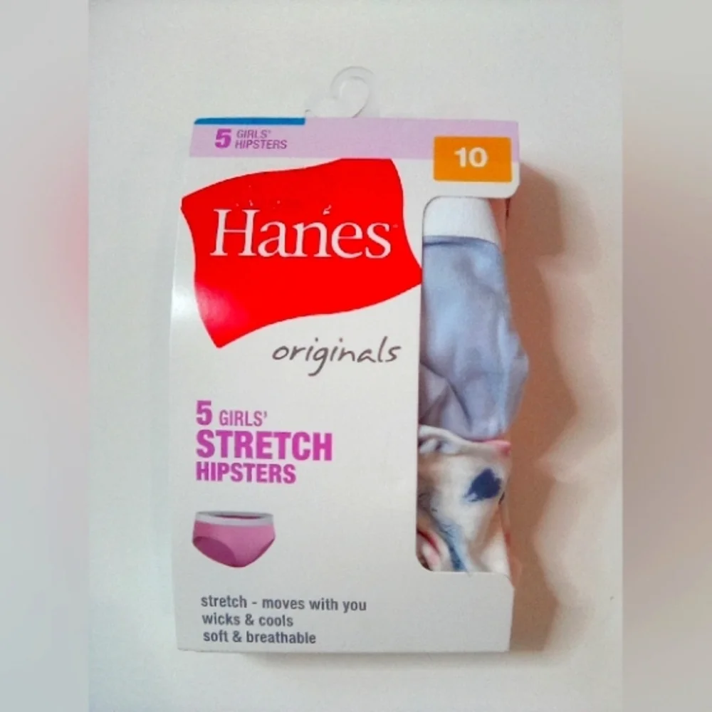 Hanes Originals Girls' Stretch Hipsters - Multicolor Pack